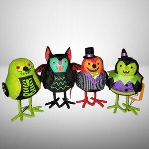 Set of 4 Featherly Friends -  Hyde and Eek! Boutique - NEW!